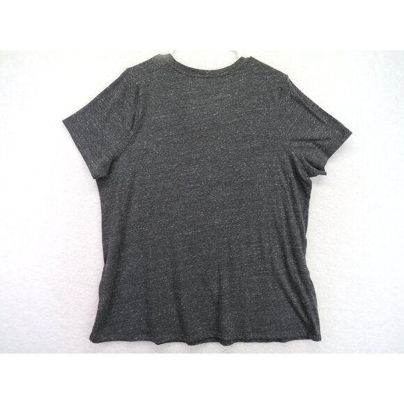 Lane Bryant Shirt Womens 18/20 Gray Rhinestone Four Leaf Clover St Patricks Day - Picture 3 of 7